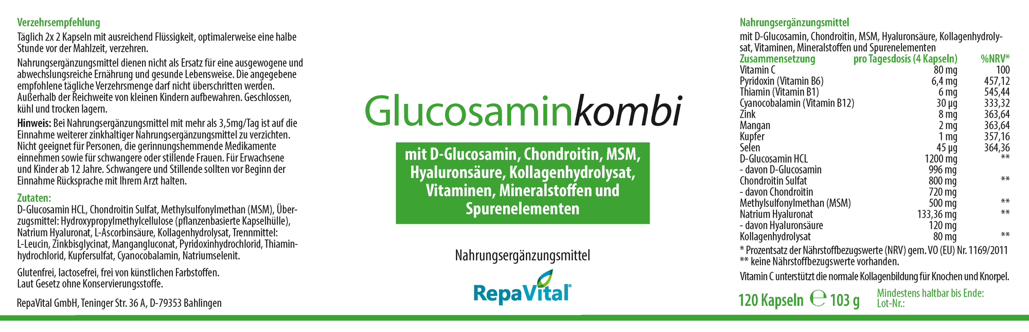 Glucosaminkombi