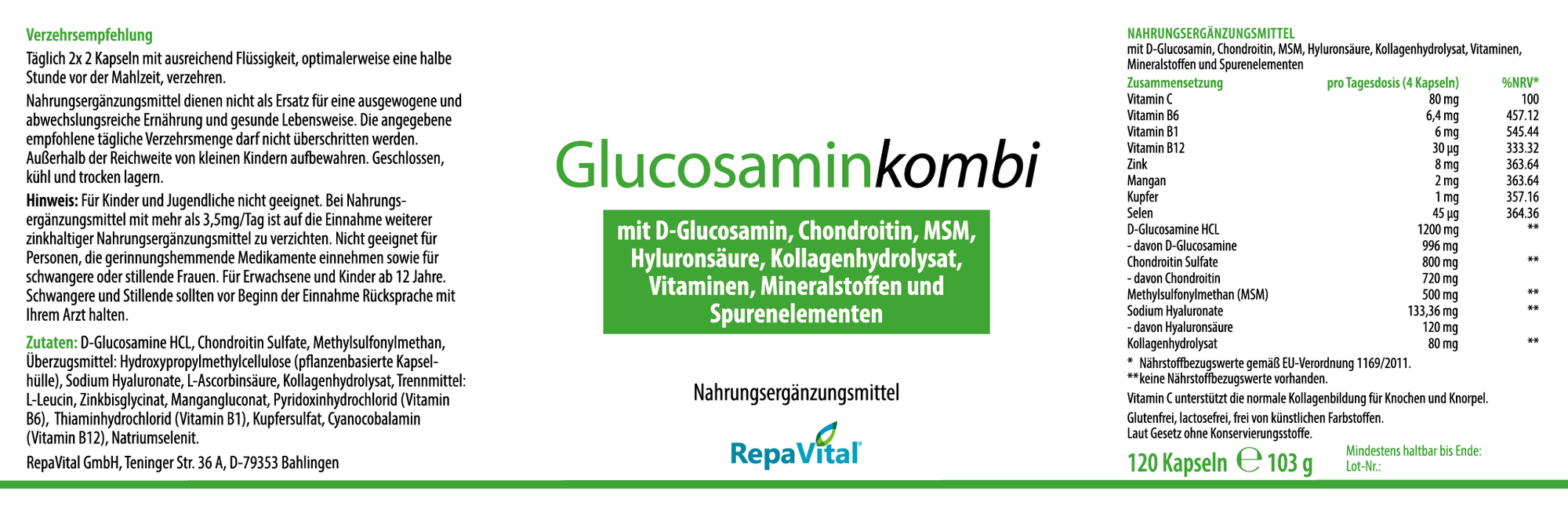 Algosal-Glucosamin Kombi