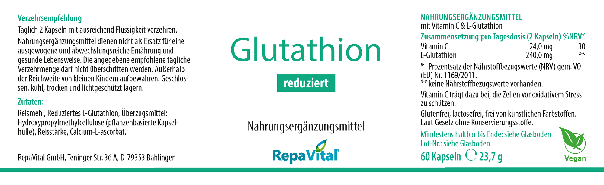 Glutathion reduziert